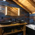 木屋 Emeraude, De Luxe Avec Vue Montagne 热拉梅