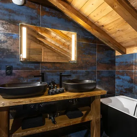 シャレー Emeraude, De Luxe Avec Vue Montagne ジェラールメ