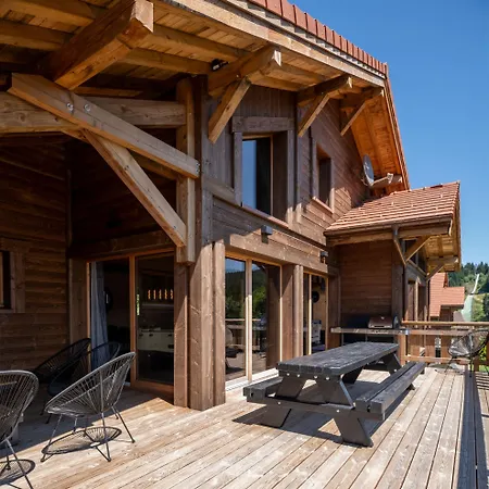 シャレー Emeraude, De Luxe Avec Vue Montagne ジェラールメ