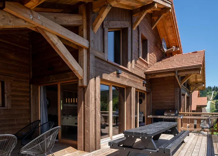 Chalet Emeraude, De Luxe Avec Vue Montagne Gérardmer